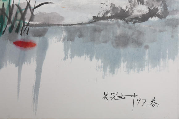 萬領(lǐng)國際吳冠中  蘆葦蕩