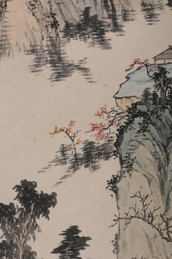 萬領國際溥儒  山居圖