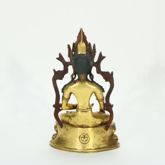 萬領(lǐng)國際清 銅鎏金觀音造像