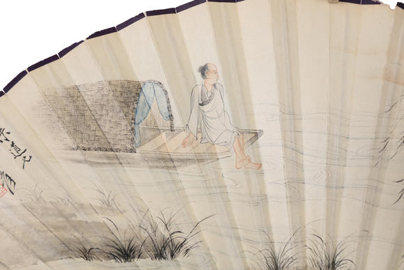 萬領(lǐng)國際張大千 吳湖帆  高士  行書