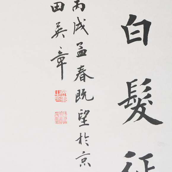 萬(wàn)領(lǐng)國(guó)際田英章  書(shū)法