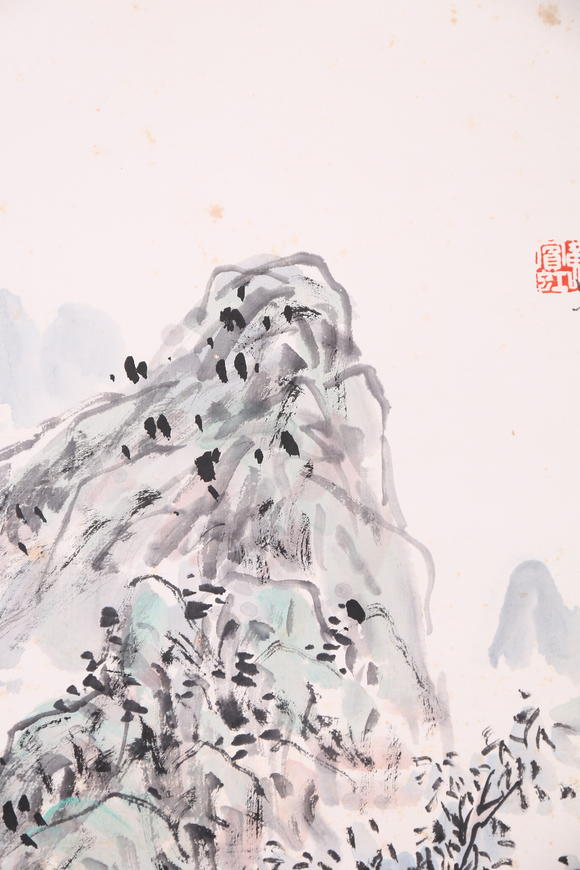 萬(wàn)領(lǐng)國(guó)際黃賓虹  山水
