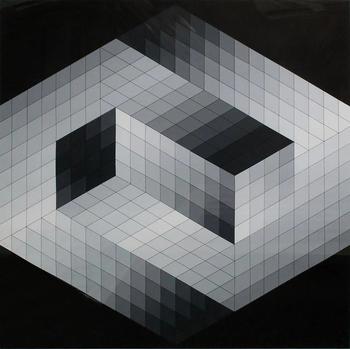 Victor Vasarely - Gestalt Op Art Print