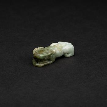 清 翡翠瑞獸鎮(zhèn)