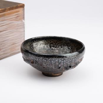 宋 烏金釉油滴盞