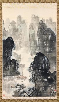 陳玉圃 灕江煙雨