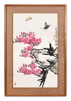 金鴻鈞 花卉蝴蝶