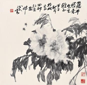 李凌雲(yún) 牡丹蜜蜂