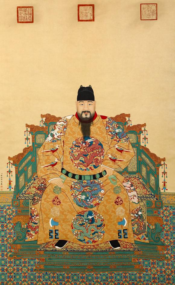 隆德拍賣(mài)株式會(huì)社郎世寧絹本英宗正統(tǒng)帝像立軸