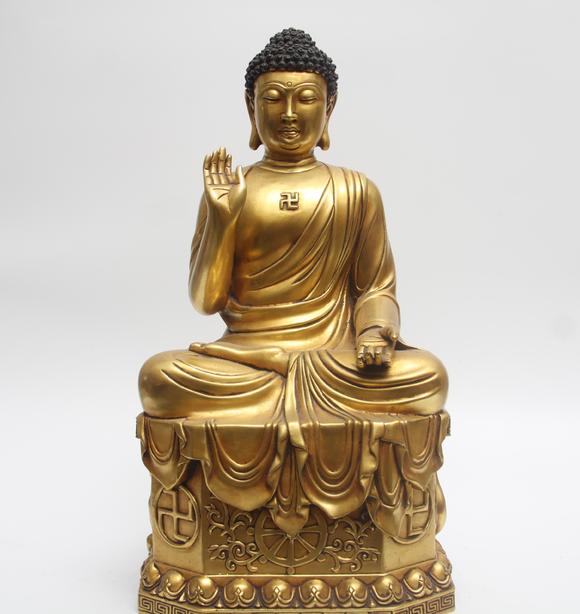 蘭亭古美術(shù)オークション明 銅鎏金成就如來(lái)
