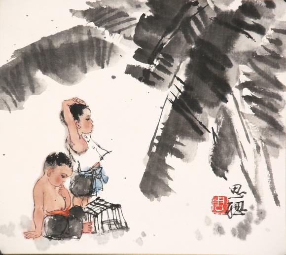 東京共成拍賣周思聰 童戲圖