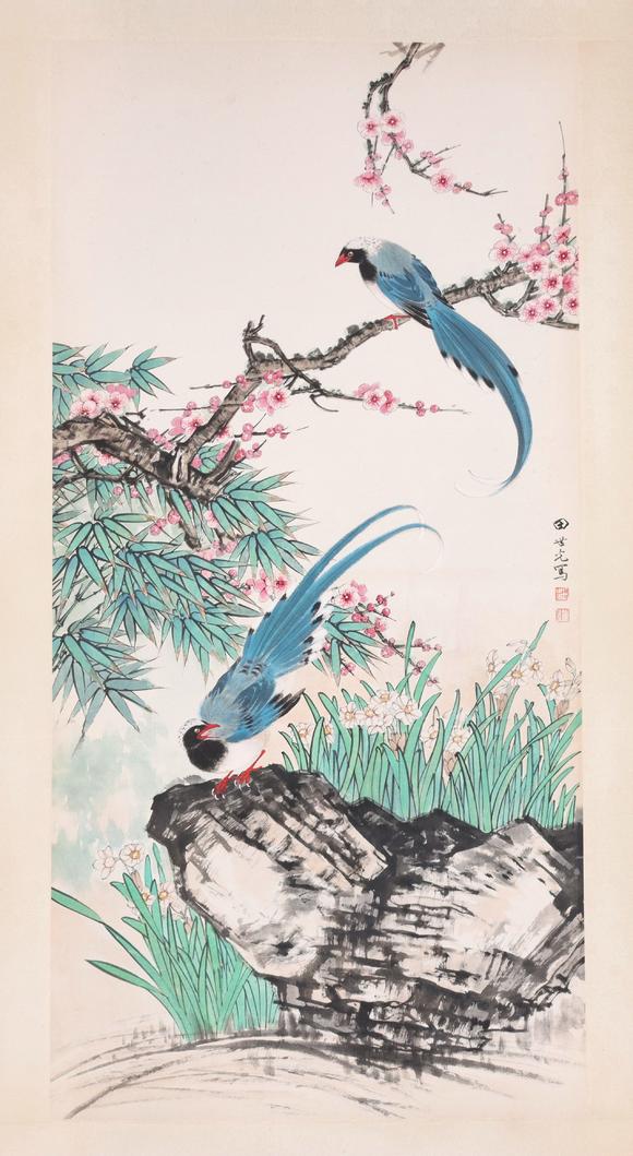 東京共成拍賣|東京共成夏季拍賣會田世光 花鳥