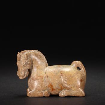 漢代玉馬