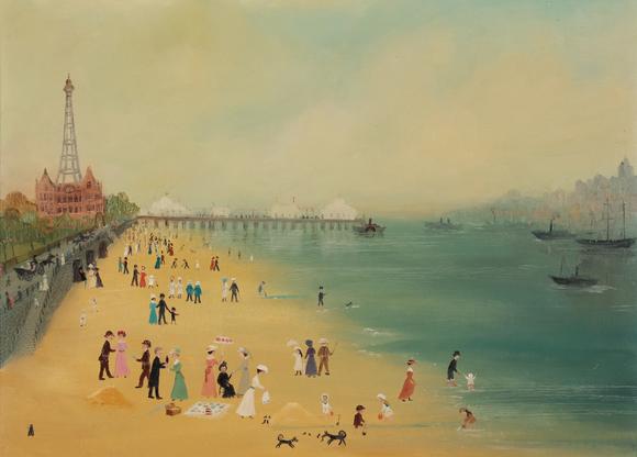 Duke's AuctionsLot 590 *  HELEN LAYFIELD BRADLEY MBE (1900-1979) 'We all went on a trip to New Brighton'