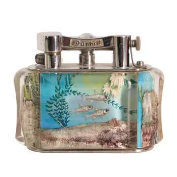 Alfred Dunhill (British 1872-1959) Half Giant Aquarium Lighter