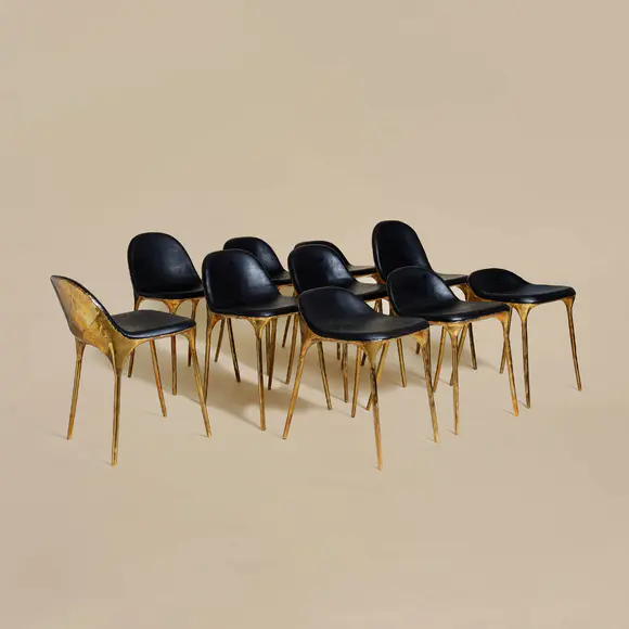 Chiswick AuctionsValentin Loellmann (Dutch, b 1984) Bespoke table and chairs