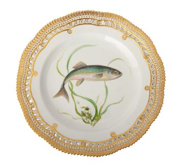 Lot 12 A ROYAL COPENHAGEN FAUNA DANICA PLATE