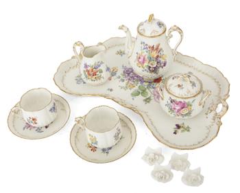 Lot 23 A LIMOGES PORCELAIN CABARET SERVICE