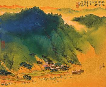 宋文治（1919-1999） 桃花源里可耕田