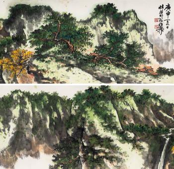 謝稚柳（1910-1997） 山居圖卷