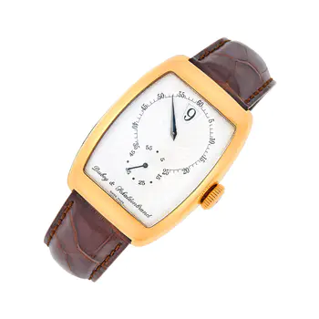 Dubey & Schaldenbrand Gold 'Jump Hour Aerodyn Limited Edition No. 05/100' Wristwatch