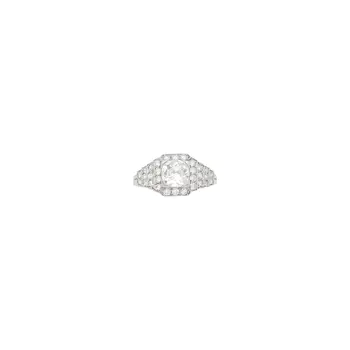 Platinum and Diamond Ring