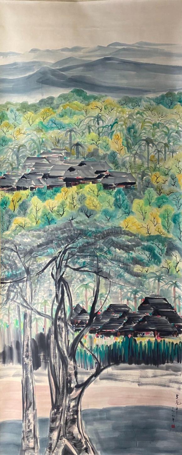 東京蕓術(shù)|2026東京蕓術(shù)競売春季藝術(shù)品拍賣會吳冠中 山水巨制 立軸紙本設(shè)色