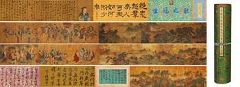 王獻(xiàn)之  淮南子道應(yīng)訓(xùn)書法珎品卷 絹本