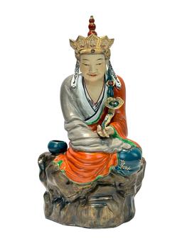 A Chinese rare pocelain Buddha, Republic Pr.