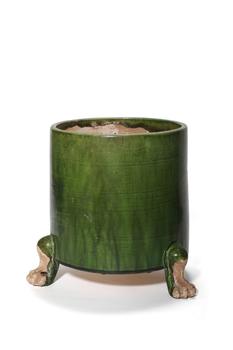 A Green Glaze Tripod Censer, 10th–13th C Pr.