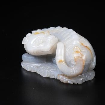 高古玉瑞獸擺件