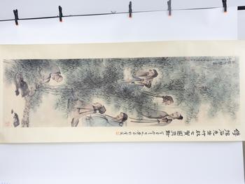 傅抱石 竹林七賢圖