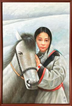 徐悲鴻 人物油畫