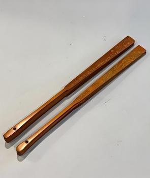 名家刻竹扇骨二件