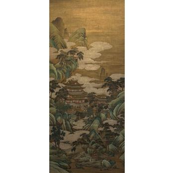 董邦達(dá) 樓閣圖