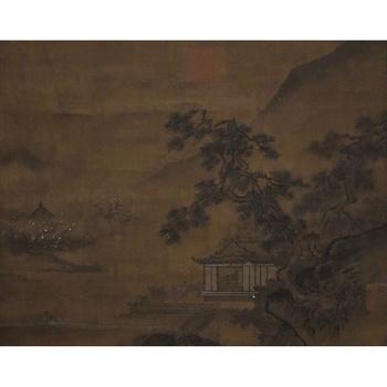 佚名 攜琴訪友