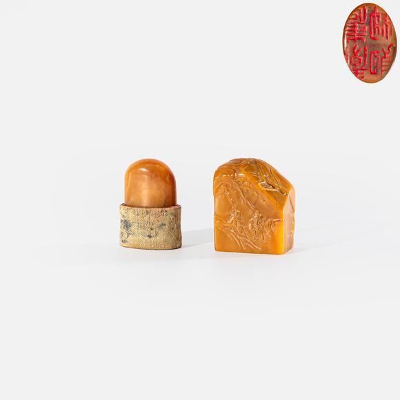 金澤美術(shù)田黃印章兩枚