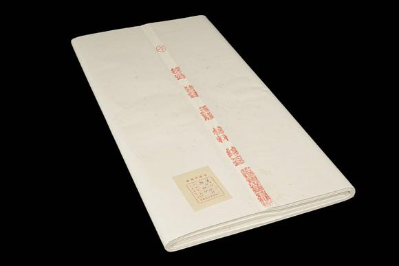 京都祇園會拍賣|京都祇園會2026年8月秋季拍賣會1994年 安徽省涇縣宣紙廠 綿連棉料 1刀100張 裝箱單附