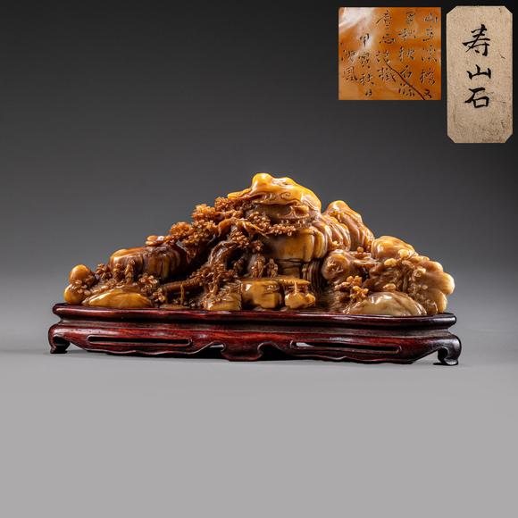 大阪美術(shù)商會(huì)|2026年大美會(huì)第三十六回夏季藝術(shù)品拍賣會(huì)清 壽山石山子