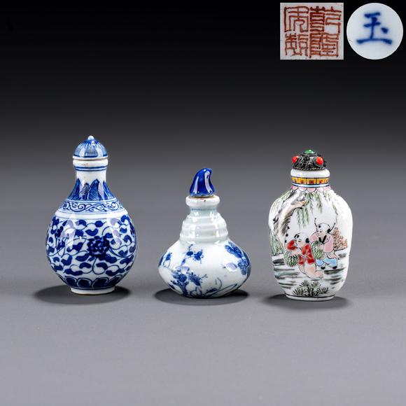 大阪美術(shù)商會(huì)|2026年大美會(huì)第三十六回夏季藝術(shù)品拍賣會(huì)清 鼻煙壺3點(diǎn)