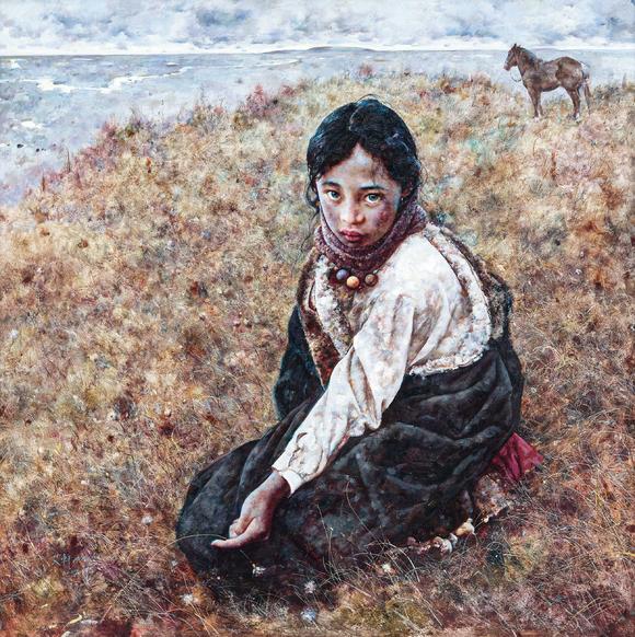 華藝國(guó)際?艾軒???AI XUAN   (b.1947) 荒原的黎明