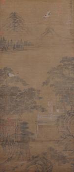 關(guān)久思 松鶴高士