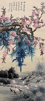 陸抑非 花鳥