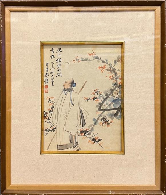 東京國(guó)際拍賣張大千 高士