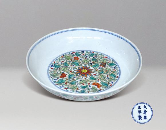 中信國際|2026 中信國際夏季藝術(shù)珍品拍賣會(huì)(第三期)清雍正  鬥彩花卉紋盤