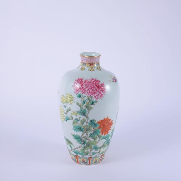 北京嘉翰|北京嘉翰2026藝術(shù)品拍賣會(huì)（第184期）粉彩花卉紋梅瓶