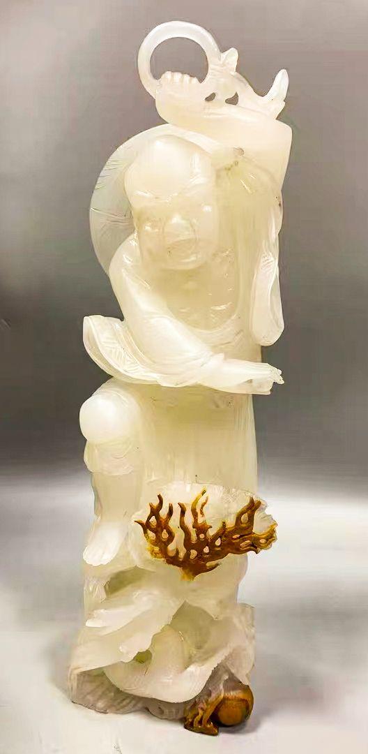 山東瑞蚨興拍賣|瑞蚨興拍賣2632期五六十年代 達摩人物擺件 高約30厘米，底部寬約8.5厘米約2250克