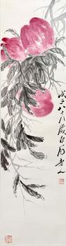 齊白石 三壽圖