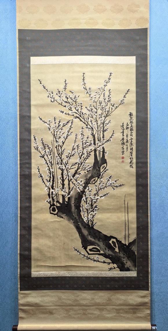 日本松町古美|銀竹凝輝?蕓術(shù)品オークション吳佩孚 梅花