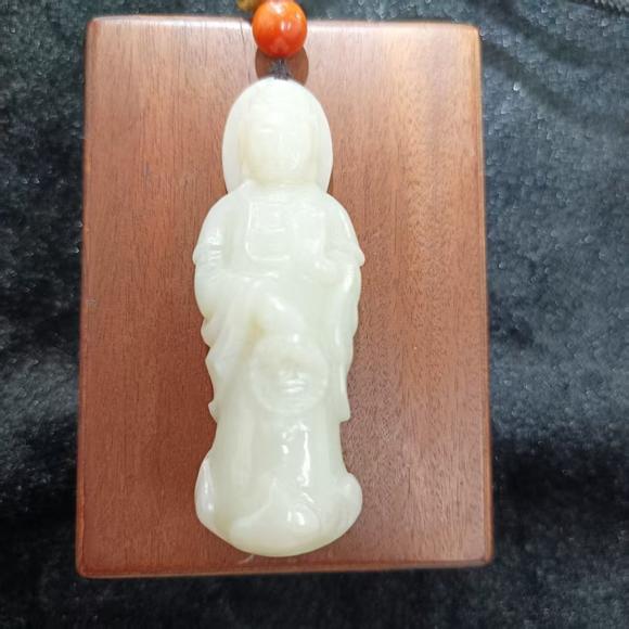 虎符拍賣|浙江虎符2026秋季藝術(shù)品拍賣會和田玉觀音掛件